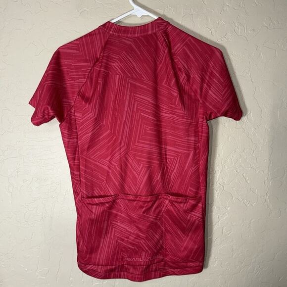 Pearl Izumi women’s pink zipper front bike short sleeve shirt - Picture 4 of 7